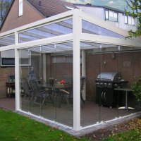 2.3 ALU Bovenlicht met glas en glasspie